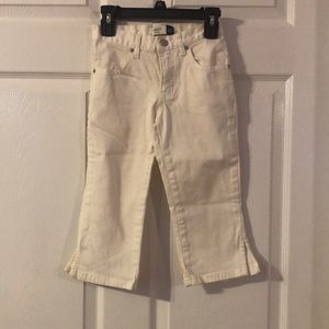 Gap Capri Stretch White Jeans Girls Size 6